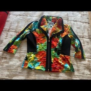 Joseph Ribkoff 3/4 Sleeve Top. Excellent Size 10